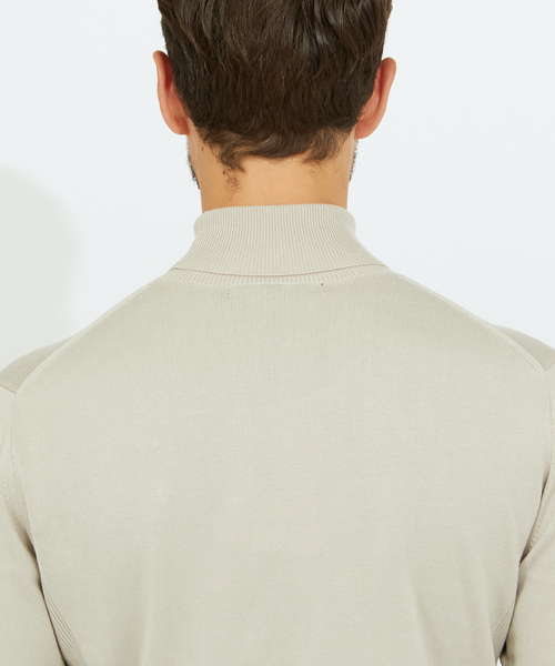 DESIGNWORKS（デザインワークス）の「【定番人気】カシミヤタッチ タートルネックニット（ニット/セーター・メンズ・ブラック/グリーン/アイボリー/ライトベージュ・46/48/50）」の9枚目の写真