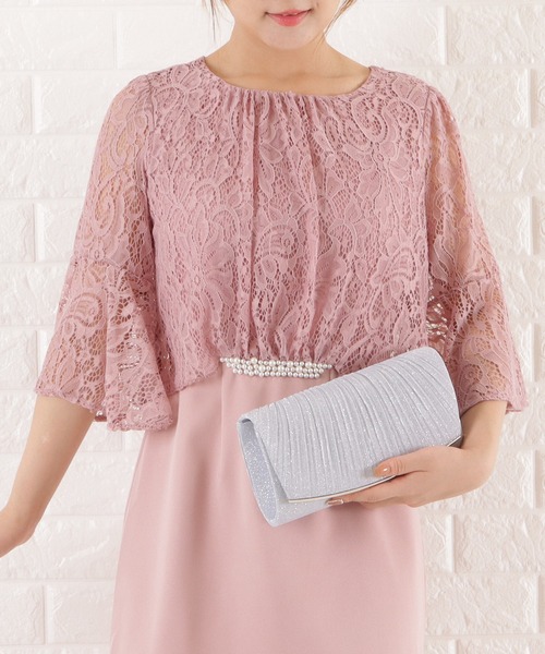 Lace Ladies(レースレディース)の「ラメプリーツ2wayクラッチバッグ(クラッチバッグ・レディース・ブラック/ベージュ/シルバー・FREE)」の14枚目の写真