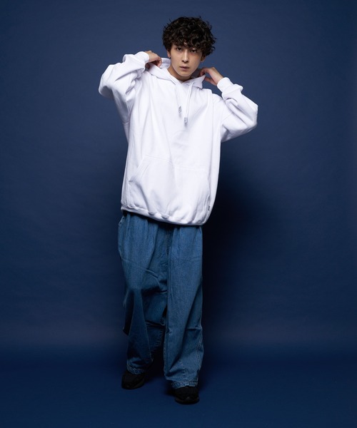 PRO CLUB （プロクラブ）の「PRO CLUB-Heavyweight Pullover（パーカー・メンズ・ホワイト/ブラック/グレー・L/XL/XXL/M）」の4枚目の写真