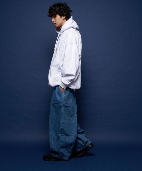 PRO CLUB （プロクラブ）の「PRO CLUB-Heavyweight Pullover（パーカー・メンズ・ホワイト/ブラック/グレー・L/XL/XXL/M）」の9枚目の写真