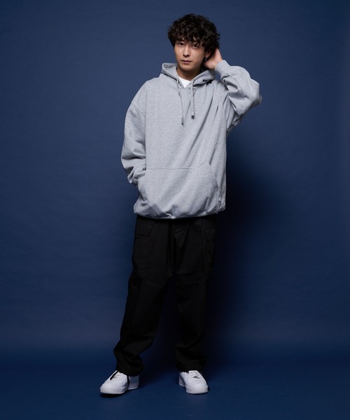 PRO CLUB （プロクラブ）の「PRO CLUB-Heavyweight Pullover（パーカー・メンズ・ホワイト/ブラック/グレー・L/XL/XXL/M）」の7枚目の写真