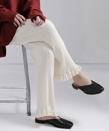 osharewalker | 『裾フリルケーブルニットレギパン』(その他パンツ)