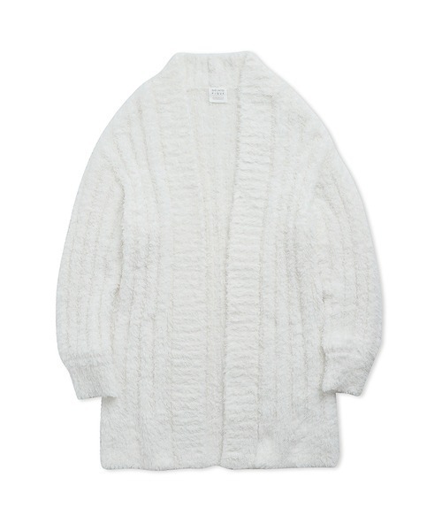 gelato pique（ジェラートピケ）の「SNOWニットショールガウン（ガウン/バスローブ・レディース・ネイビー/オフホワイト・FREE）」の15枚目の写真