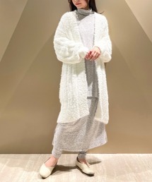 gelato pique（ジェラートピケ）の「SNOWニットショールガウン