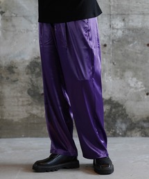 G.O.C | ストレッチサテンイージーワイドパンツ(その他パンツ)