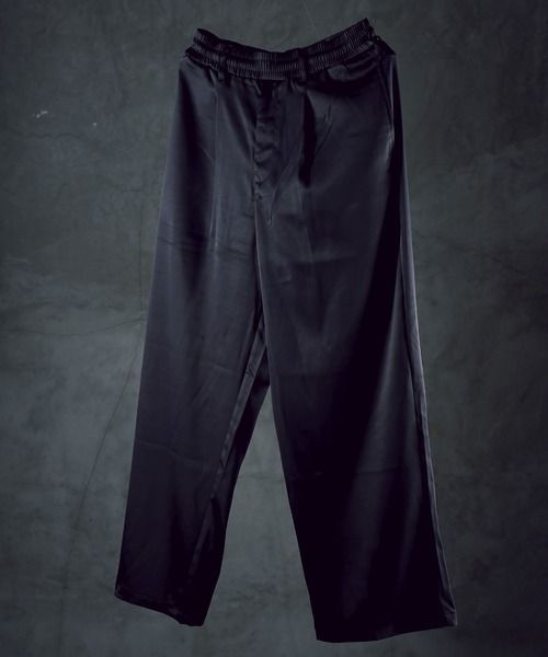G.O.C（ジーオーシー）の「ストレッチサテンイージーワイドパンツ（その他パンツ・メンズ・グレー/ブラック/ワイン/パープル・MEDIUM/LARGE）」の15枚目の写真
