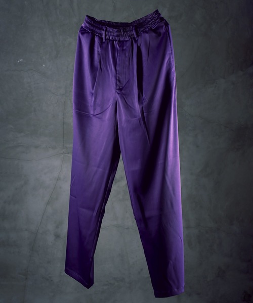 G.O.C（ジーオーシー）の「ストレッチサテンイージーワイドパンツ（その他パンツ・メンズ・グレー/ブラック/ワイン/パープル・MEDIUM/LARGE）」の16枚目の写真