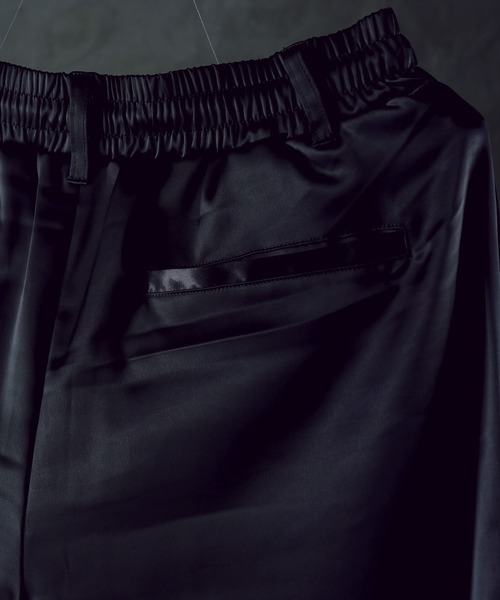 G.O.C（ジーオーシー）の「ストレッチサテンイージーワイドパンツ（その他パンツ・メンズ・グレー/ブラック/ワイン/パープル・MEDIUM/LARGE）」の17枚目の写真