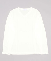 semantic design（セマンティックデザイン）の「＊タカキューメンズ/TAKA-Q:MEN 裏起毛 Vネック リブニットソー（Tシャツ/カットソー・メンズ）」