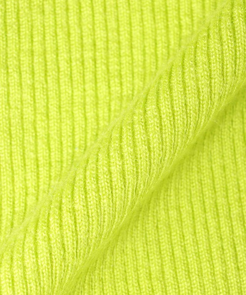 Cepica（セピカ）の「カラーリブタートルニットプルオーバー（ニット/セーター・レディース・ライム/オレンジ/ピンク/ブルー/グリーン・FREE）」の22枚目の写真