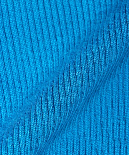 Cepica（セピカ）の「カラーリブタートルニットプルオーバー（ニット/セーター・レディース・ライム/オレンジ/ピンク/ブルー/グリーン・FREE）」の7枚目の写真