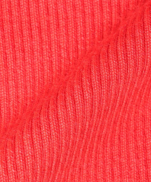 Cepica（セピカ）の「カラーリブタートルニットプルオーバー（ニット/セーター・レディース・ライム/オレンジ/ピンク/ブルー/グリーン・FREE）」の9枚目の写真