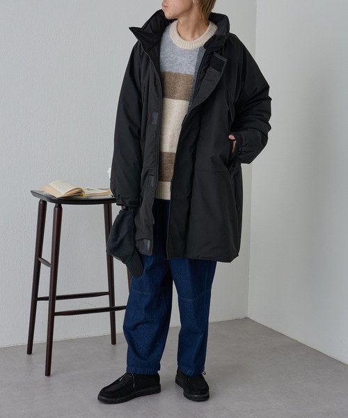 COLONY 2139（コロニートゥーワンスリーナイン）の「撥水中綿モンスタージャケット（ミリタリージャケット・メンズ・ブラック/カーキ/グレー・MEDIUM/LARGE）」の9枚目の写真