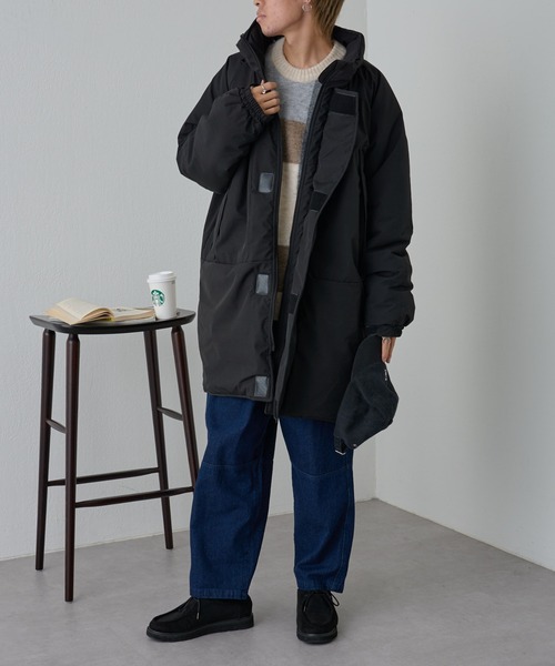 COLONY 2139（コロニートゥーワンスリーナイン）の「撥水中綿モンスタージャケット（ミリタリージャケット・メンズ・ブラック/カーキ/グレー・MEDIUM/LARGE）」の13枚目の写真