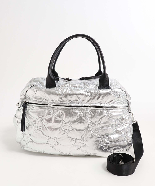 Cepica(セピカ)の「牛革×★キルティングBIGボストン(ボストンバッグ・レディース・シルバー・FREE)」の10枚目の写真