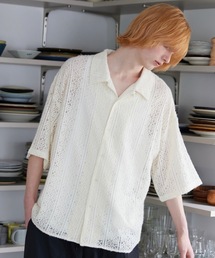 ln fortis | ln fortis - フラワーパターンレースシャツ(シャツ/ブラウス)