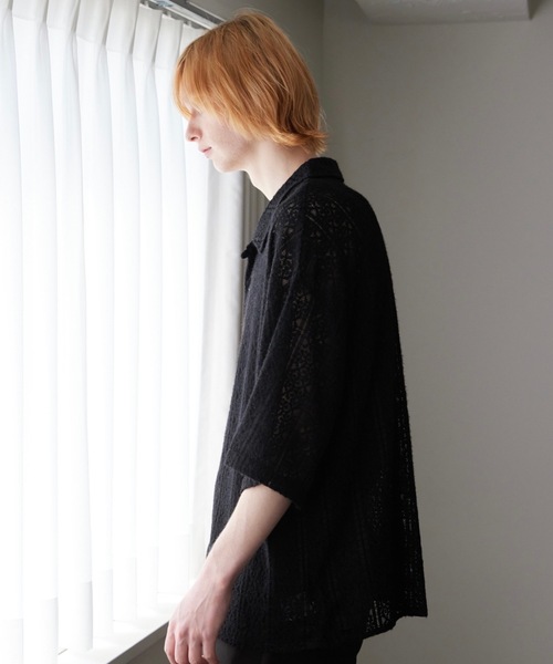 ln fortis(ロンフォルティス)の「ln fortis - フラワーパターンレースシャツ(シャツ/ブラウス・メンズ・ホワイト/ブラック・SMALL/MEDIUM)」の20枚目の写真