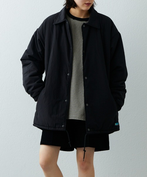 Franklin Climbing（フランクリンクライミング）の「【Franklin Climbing】ナイロン中綿ビッグシルエットコーチジャケットブルゾン（ブルゾン・メンズ・オリーブ/ブラック・M/L）」の8枚目の写真