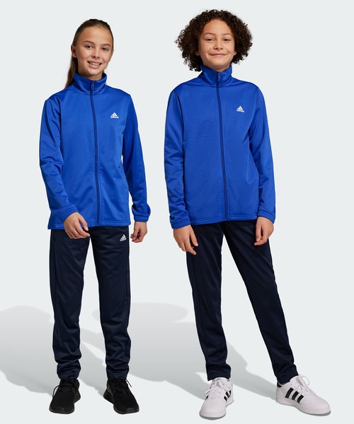 adidas（アディダス）の「エッセンシャルズ ビッグロゴ トラックスーツ / アディダス adidas（ジャージ・キッズ・ブラック/ネイビー/ブルー・150/160/130/140）」の3枚目の写真