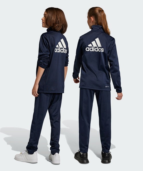 adidas（アディダス）の「エッセンシャルズ ビッグロゴ トラックスーツ / アディダス adidas（ジャージ・キッズ・ブラック/ネイビー/ブルー・150/160/130/140）」の10枚目の写真