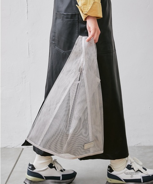 Actually（アクチュアリー）の「パラコードハンドル メッシュバッグ（トートバッグ・レディース・ブラック/ブルー/グレー・フリー）」の3枚目の写真