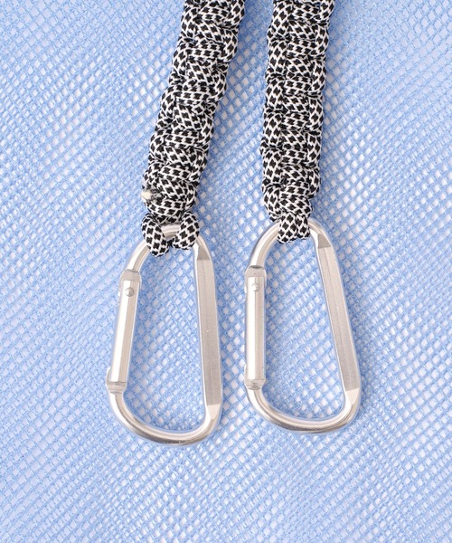 Actually（アクチュアリー）の「パラコードハンドル メッシュバッグ（トートバッグ・レディース・ブラック/ブルー/グレー・フリー）」の11枚目の写真