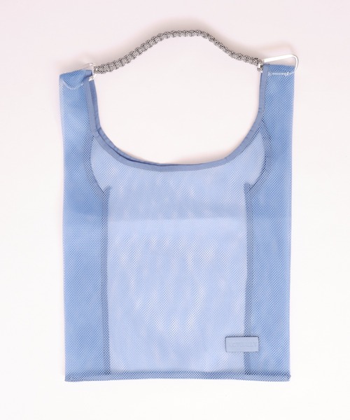Actually（アクチュアリー）の「パラコードハンドル メッシュバッグ（トートバッグ・レディース・ブラック/ブルー/グレー・フリー）」の8枚目の写真
