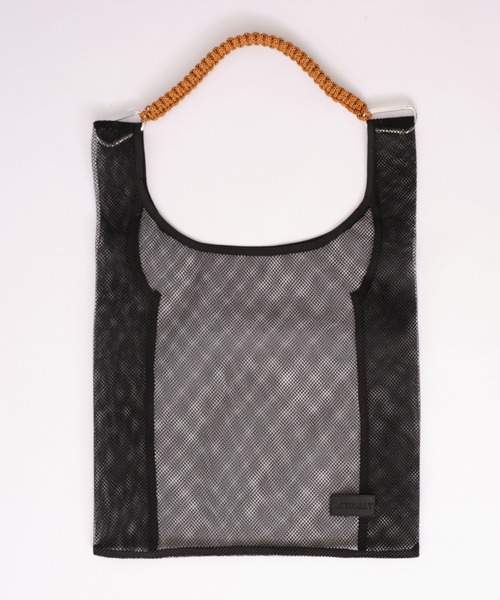 Actually（アクチュアリー）の「パラコードハンドル メッシュバッグ（トートバッグ・レディース・ブラック/ブルー/グレー・フリー）」の4枚目の写真