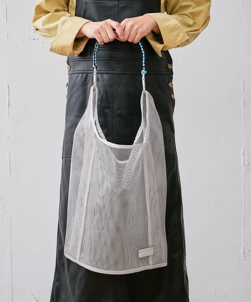 Actually（アクチュアリー）の「パラコードハンドル メッシュバッグ（トートバッグ・レディース・ブラック/ブルー/グレー・フリー）」の16枚目の写真