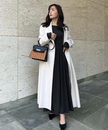 anuans（アニュアンス）の「ギャザーデザインベアカットワンピース