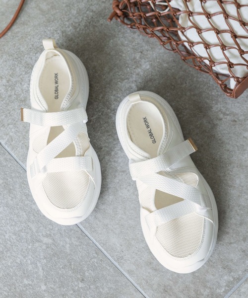 GLOBAL WORK（グローバルワーク）の「エアかるベルトスニーカー/177152