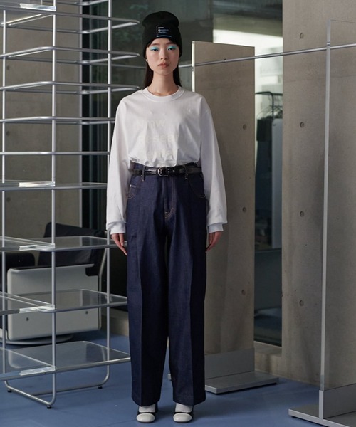 NEONSIGN（ネオンサイン）の「NEONSIGN/ネオンサイン/Electric Box Logo Beanie（ニットキャップ/ビーニー・メンズ・ブラック・F）」の4枚目の写真