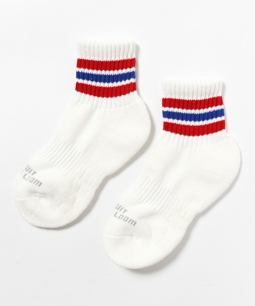 FRUIT OF THE LOOM(フルーツオブザルーム)の「FRUIT OF THE LOOM/フルーツオブザルーム アメリブライン 靴下(ソックス/靴下・キッズ・ホワイト系1/ホワイト系2・16-18cm/13-15cm)」の13枚目の写真