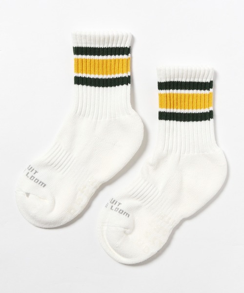 FRUIT OF THE LOOM(フルーツオブザルーム)の「FRUIT OF THE LOOM/フルーツオブザルーム アメリブライン 靴下(ソックス/靴下・キッズ・ホワイト系1/ホワイト系2・16-18cm/13-15cm)」の16枚目の写真