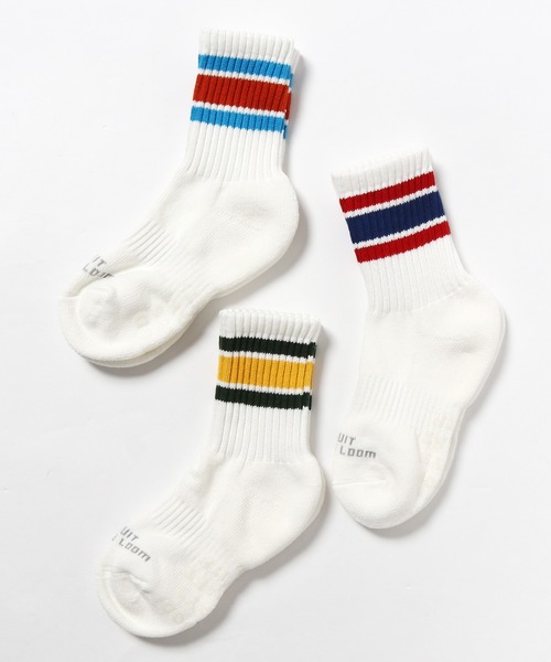 FRUIT OF THE LOOM(フルーツオブザルーム)の「FRUIT OF THE LOOM/フルーツオブザルーム アメリブライン 靴下(ソックス/靴下・キッズ・ホワイト系1/ホワイト系2・16-18cm/13-15cm)」の15枚目の写真