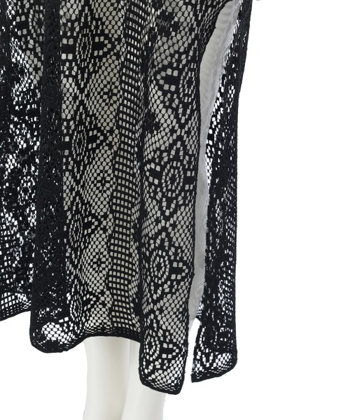 Edit Sheen（エディットシーン）の「カットレースキャミワンピース（ワンピース・レディース・ブラック/アイボリー・M）」の11枚目の写真