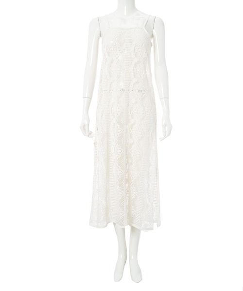 Edit Sheen（エディットシーン）の「カットレースキャミワンピース（ワンピース・レディース・ブラック/アイボリー・M）」の13枚目の写真