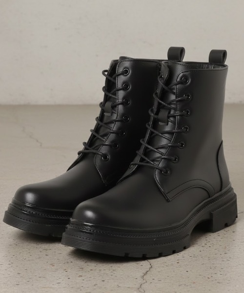 Dedes（デデス）の「ハイソール サイドゴアブーツ レースアップブーツ（ブーツ・メンズ・ブラック/ブラック系・40/41/42/43/44）」の2枚目の写真