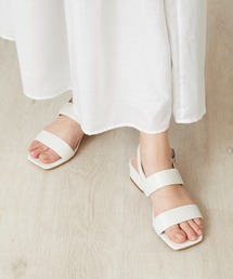 Clarks | 【ネット限定】 Seren25 Strap / セレン25ストラップ（ホワイトレザー）(サンダル)