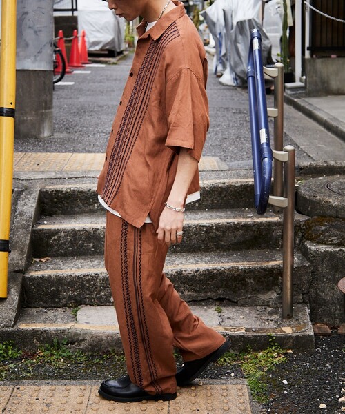 [ ] Regular fit リネン キャンプ カラー シャツ 楽天市場】レギュラーカラー シャツ カジュアルシャツ シャツ