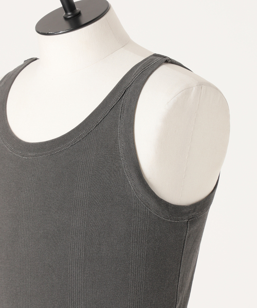 MILLER（ミラー）の「【MILLER×JOURNAL STANDARD / ミラー】別注 ガーメントダイタンクトップ（タンクトップ・メンズ・ピンク/ブラック系その他/ラベンダー/アイボリー/ライトイエロー/ライトグリーン/ブルー系その他/ホワイト系その他・LARGE/MEDIUM）」の14枚目の写真