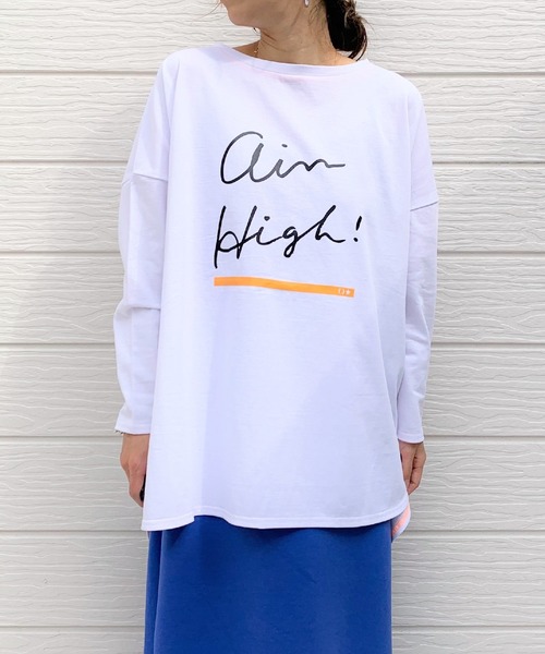 Q（キュー）の「ペイントロゴT（Tシャツ/カットソー・レディース・ブラック/アイボリー・MEDIUM）」の3枚目の写真