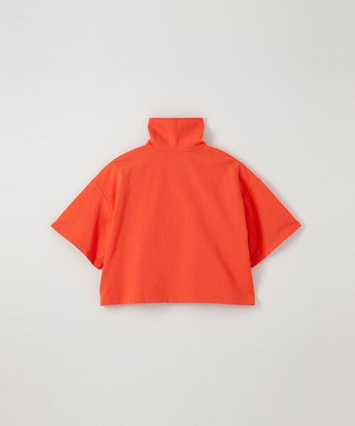 【新品未使用】ARCHIVIO ハーフジップ オレンジシャツ CITEN（シテン）の「＜CITEN＞ハーフジップ ボックス Tシャツ（T