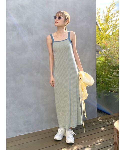 MILLER(ミラー)の「Miller別注 キャミワンピース(ワンピース・レディース・レッド/グリーン系その他/ブラウン・FREE)」の20枚目の写真