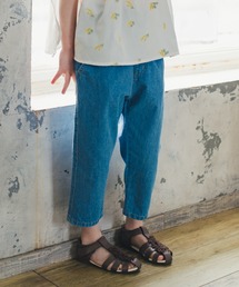 BRANSHES | 【マカロンパンツ/綿100％】テーパードシルエットクロップドパンツ(デニムパンツ)