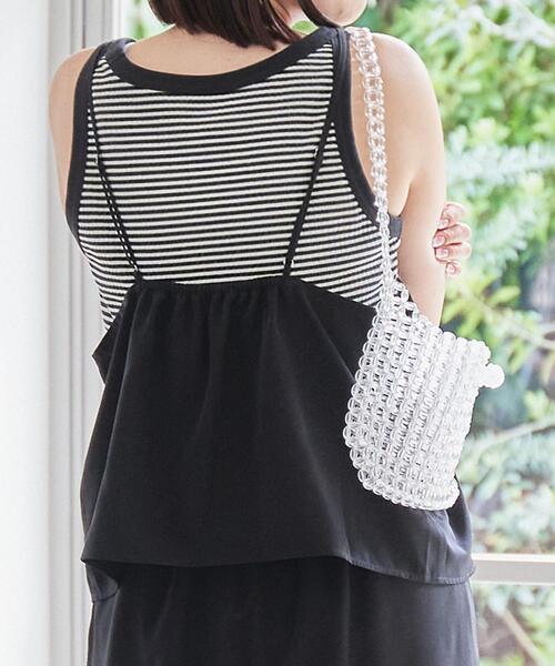 coen（コーエン）の「ビーズミニショルダーバッグ（ショルダーバッグ・レディース・ケリーグリーン/ピンク/ホワイト・FREE）」の9枚目の写真