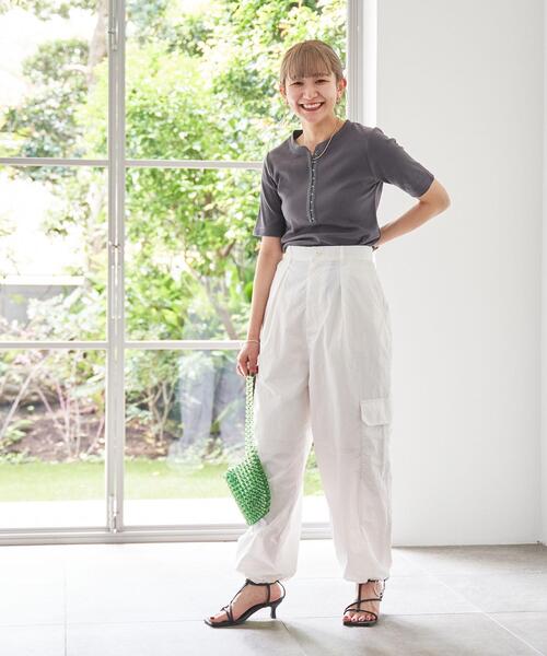 coen（コーエン）の「ビーズミニショルダーバッグ（ショルダーバッグ・レディース・ケリーグリーン/ピンク/ホワイト・FREE）」の20枚目の写真