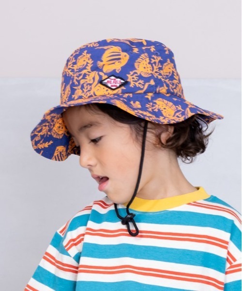 BIG FIELD（ビッグフィールド）の「サファリハット/UVカット(kids/S～L)（ハット・キッズ・オリーブ/ライトブルー/サンドベージュ/レッド/ネイビー/ブラック・S/M/L）」の5枚目の写真