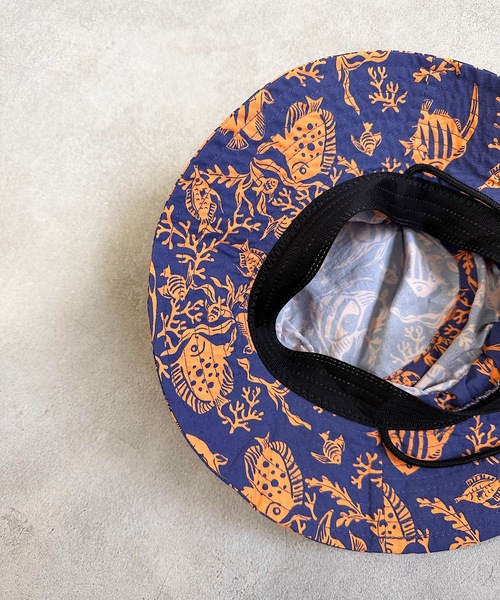 BIG FIELD（ビッグフィールド）の「サファリハット/UVカット(kids/S～L)（ハット・キッズ・オリーブ/ライトブルー/サンドベージュ/レッド/ネイビー/ブラック・S/M/L）」の10枚目の写真