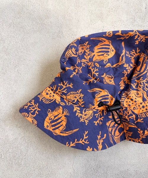 BIG FIELD（ビッグフィールド）の「サファリハット/UVカット(kids/S～L)（ハット・キッズ・オリーブ/ライトブルー/サンドベージュ/レッド/ネイビー/ブラック・S/M/L）」の9枚目の写真